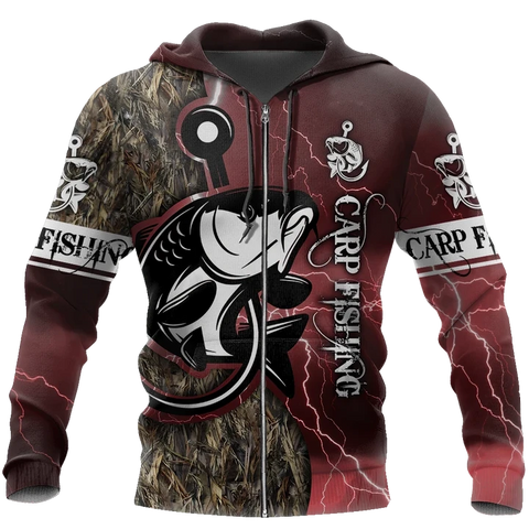 Maxcorners BEST CARP Fishing 3D Hoodie