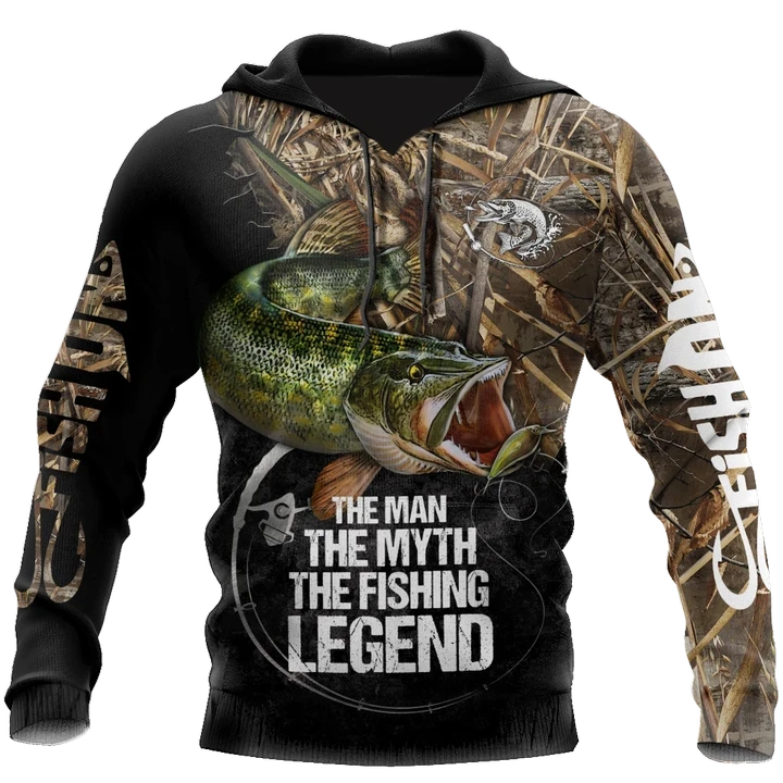 Maxcorners NORTHERN PIKE Fishing 3D Hoodie