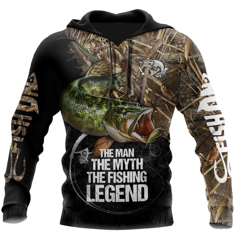 Maxcorners NORTHERN PIKE Fishing 3D Hoodie