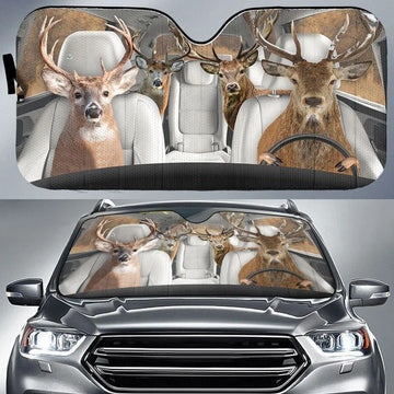 Maxcorners Deer Hunting Auto Car Sunshade