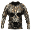 Maxcorners Deer Skull Hunting Custom Name Shirt 3D All Over Printed Clothes