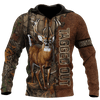 Max Corner PERSONALIZED DEER HUNTING Leather Pattern 2 All Over Printed Shirt Gift For Hunter