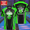 Maxcorners Bowling Crazy Multicolor Option Customized Name 3D Shirt
