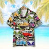 Maxcorners Personalized Volkswagen Campervan Car Hawaiian Shirt, Custom Photo Car Aloha Shirts