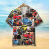 Maxcorners Personalized Hot Rod Hawaiian Shirt, Magazine Pattern Custom Photo Car Aloha Shirts (Up to 5 photos)