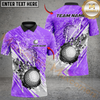 Maxcorners Golf Lightning Flame Design Personalized Name, Team Name 3D Shirt (4 Colors)