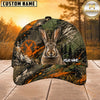Maxcorners Hunting Orange Green Splash Forest Personalized 3D Cap