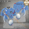 Maxcorners Golf Awareness Edition Personalized Name, Team Name 3D Shirt (4 Colors)