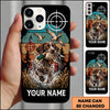 Maxcorners Duck Hunting Golden Retriever Camo Target Duck Hunter Personalized Name 3D Phone Case - German Shorthaired Pointer