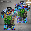 Maxcorners Darts Cartoon Offended Frog Dartboard Multicolor Customized Name, Team Name 3D Shirts
