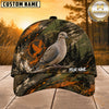 Maxcorners Hunting Orange Green Splash Forest Personalized 3D Cap