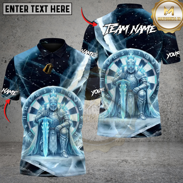 Maxcorners Darts Ice Knight Master Personalized Name Shirt