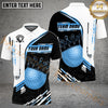 Maxcorners Golf Champion Golden Personalized Name, Team Name 3D Shirt (6 Colors)