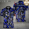 Maxcorners Darts Wild Panther Claws Scratch Dartboard Pattern Graphic Multicolor Customized Name, Team Name 3D Shirts