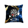 Maxcorners Darts Angry Cartoon Board Red Smoke Multicolor Customized Name 3D Pillow