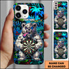 Maxcorners Graffiti Angry Bear Street Art Dartboard Personalized Name 3D Phone Case