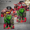 Maxcorners Darts Cartoon Offended Frog Dartboard Multicolor Customized Name, Team Name 3D Shirts