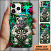 Maxcorners Graffiti Angry Bear Street Art Dartboard Personalized Name 3D Phone Case