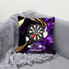 Maxcorners Darts Angry Cartoon Board Red Smoke Multicolor Customized Name 3D Pillow