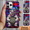 Maxcorners Graffiti Angry Bear Street Art Dartboard Personalized Name 3D Phone Case