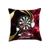 Maxcorners Darts Angry Cartoon Board Red Smoke Multicolor Customized Name 3D Pillow