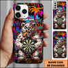 Maxcorners Graffiti Angry Bear Street Art Dartboard Personalized Name 3D Phone Case