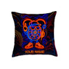 Maxcorners Darts Neon Cartoon Character Multicolor Customized Name 3D Pillow