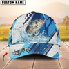 Maxcorners Fishing Technical Fish Scale Personalized Cap (13 Breeds)