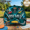 (7 Colors) Maxcorners Disc Golf Dynamic Flying Discs & Chain Basket Personalized Name 3D Cap LM3009