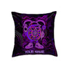 Maxcorners Darts Neon Cartoon Character Multicolor Customized Name 3D Pillow