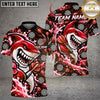 Maxcorners Darts Fierce Shark Mascot Splash Ocean Target Board Graphic Multicolor Customized Name, Team Name 3D Shirts