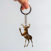 Maxcorners Personalized Funny Deer Buck Fukin' Finger Hunting Acrylic Christmas Ornament And Keychain Custom Gift For Hunters 2D Flat