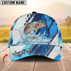Maxcorners Fishing Technical Fish Scale Personalized Cap (13 Breeds)