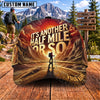 Maxcorners Hiking Another Half Mile Mountain Trail Personalized Name 3D Cap