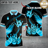 Maxcorners Bowling Ultimate Pins & Ball Design Multicolor Customized Name, Team Name 3D Shirts