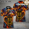 Maxcorners Disc Golf Street Attitude Graffiti Pattern Personalized Name, Team Name 3D Shirt (4 Colors)