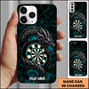 Maxcorners Darts Black Dragon Dartboard Multicolor Personalized Name 3D Phone Case