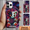 Maxcorners Darts Voodoo Teddy Bear Dartboard Multicolor Personalized Name 3D Phone Case