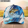 Maxcorners Fishing Technical Fish Scale Personalized Cap (13 Breeds)