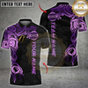 Maxcorners Darts Tribal Gold Pattern Multicolor Customized Name, Team Name 3D Shirts