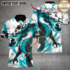 Maxcorners Inferno Dragon Billiard 8-ball Multicolor Customized Name, Team Name 3D Shirt