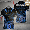 Maxcorners Darts Golden Dragon Multicolor Customized Name, Team Name 3D Shirts