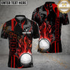 Maxcorners Golf Strike The Blood Personalized Name, Team Name 3D Shirt (4 Colors)