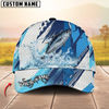 Maxcorners Fishing Technical Fish Scale Personalized Cap (13 Breeds)