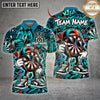 Maxcorners Darts & Patriotic Skull Dartboard Graphic Multicolor Customized Name, Team Name 3D Shirts