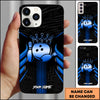 Maxcorners Bowling King Crab Multicolor Personalized Name 3D Phone Case