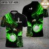 Maxcorners Disc Golf Eagle Flag Flame Personalized Name, Team Name 3D Shirt (4 Colors)