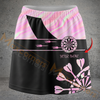 Maxcorners Darts Marble Geometric Personalized 3D Skirts With Shorts