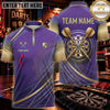 Maxcorners Darts & Dartboard Celtic Knot Graphic Multicolor Customized Name, Team Name 3D Shirts