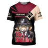Maxcorners The Rod Father SPF Shirts, Custom Fishing Shirts, Fishing Shirts For Men, Funny Fisherman Gift
